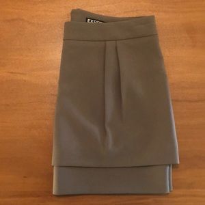 Express Olive Green Mini Skirtt